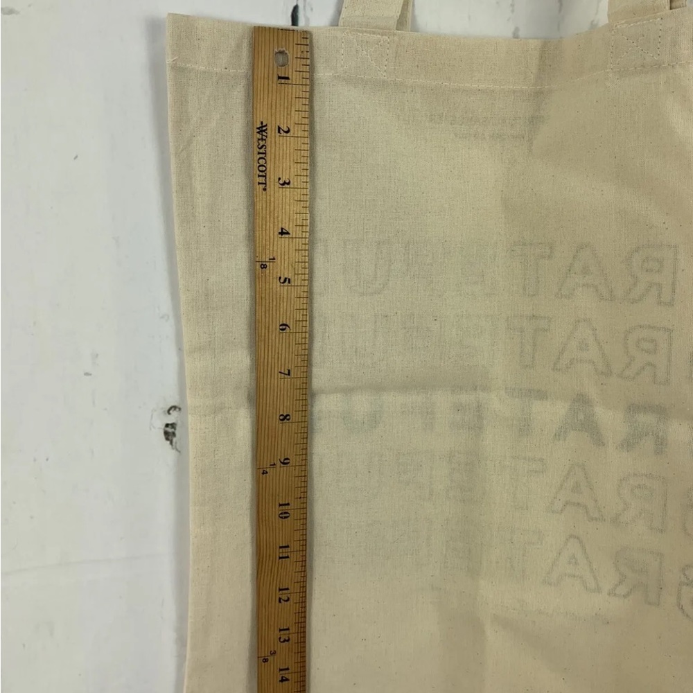 NWT Spiritual Gangster Canvas Shopper Tote Bag Yoga "Grateful" graphic - Picture 4 of 7